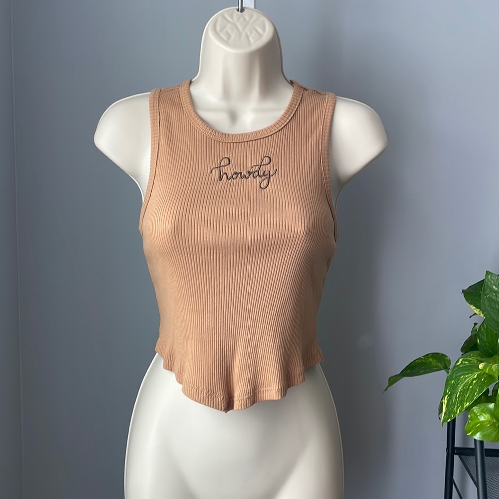 Howdy! Altar’d State Backless Tank.